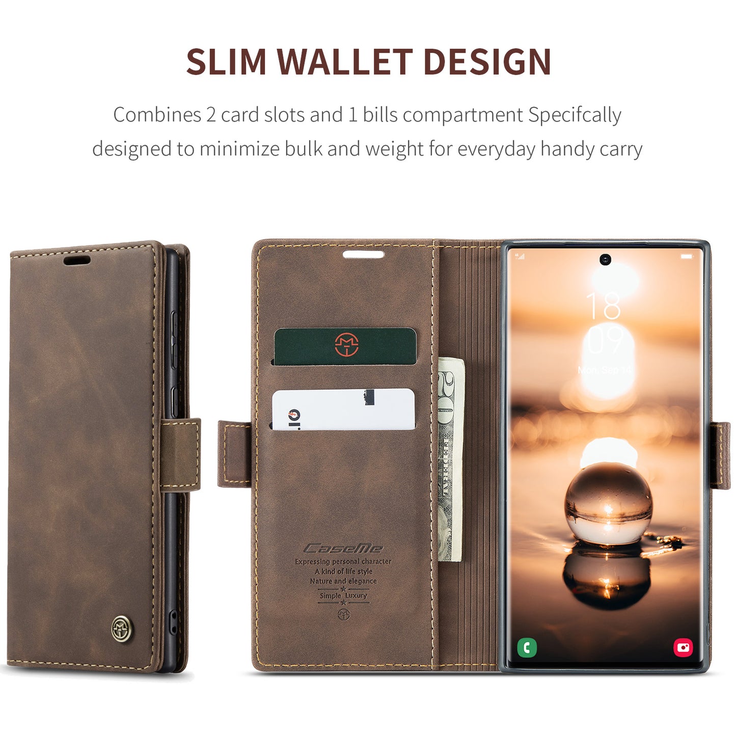 Multi-Function Retro Wallet Case for Samsung Galaxy