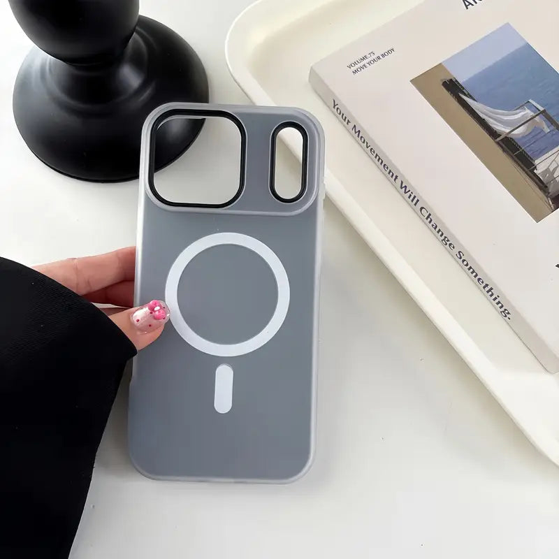 Matte Luxury Candy-Colored Phone Case for iPhone 17 | Shockproof & Magnetic Wireless Charging