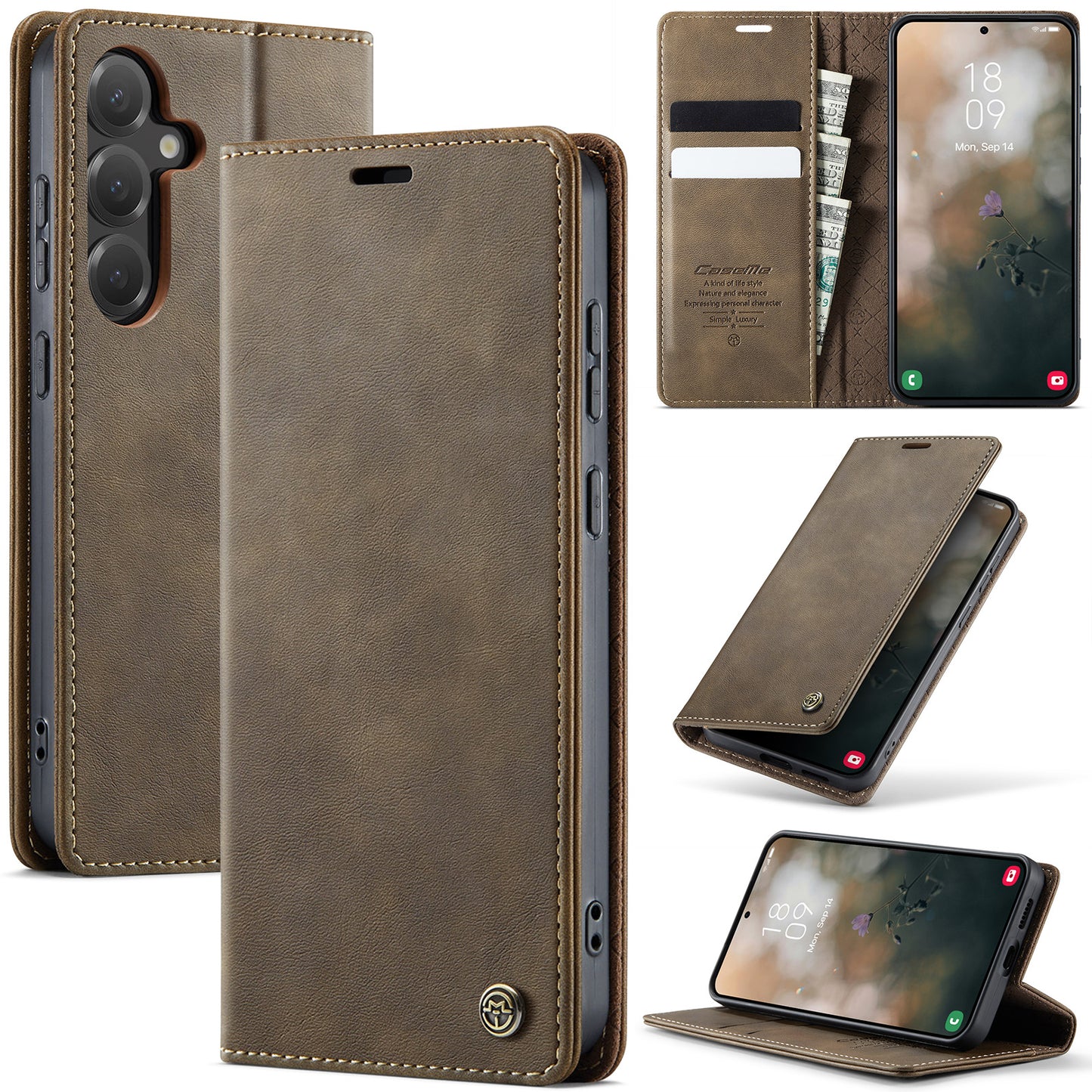 Luxury Retro Suede Leather Case for Samsung Galaxy A Series