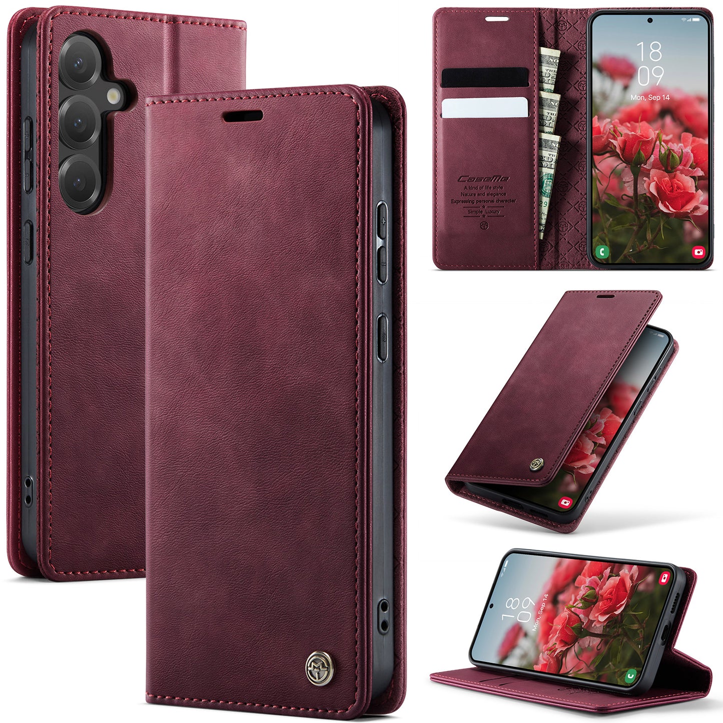Luxury Retro Suede Leather Case for Samsung