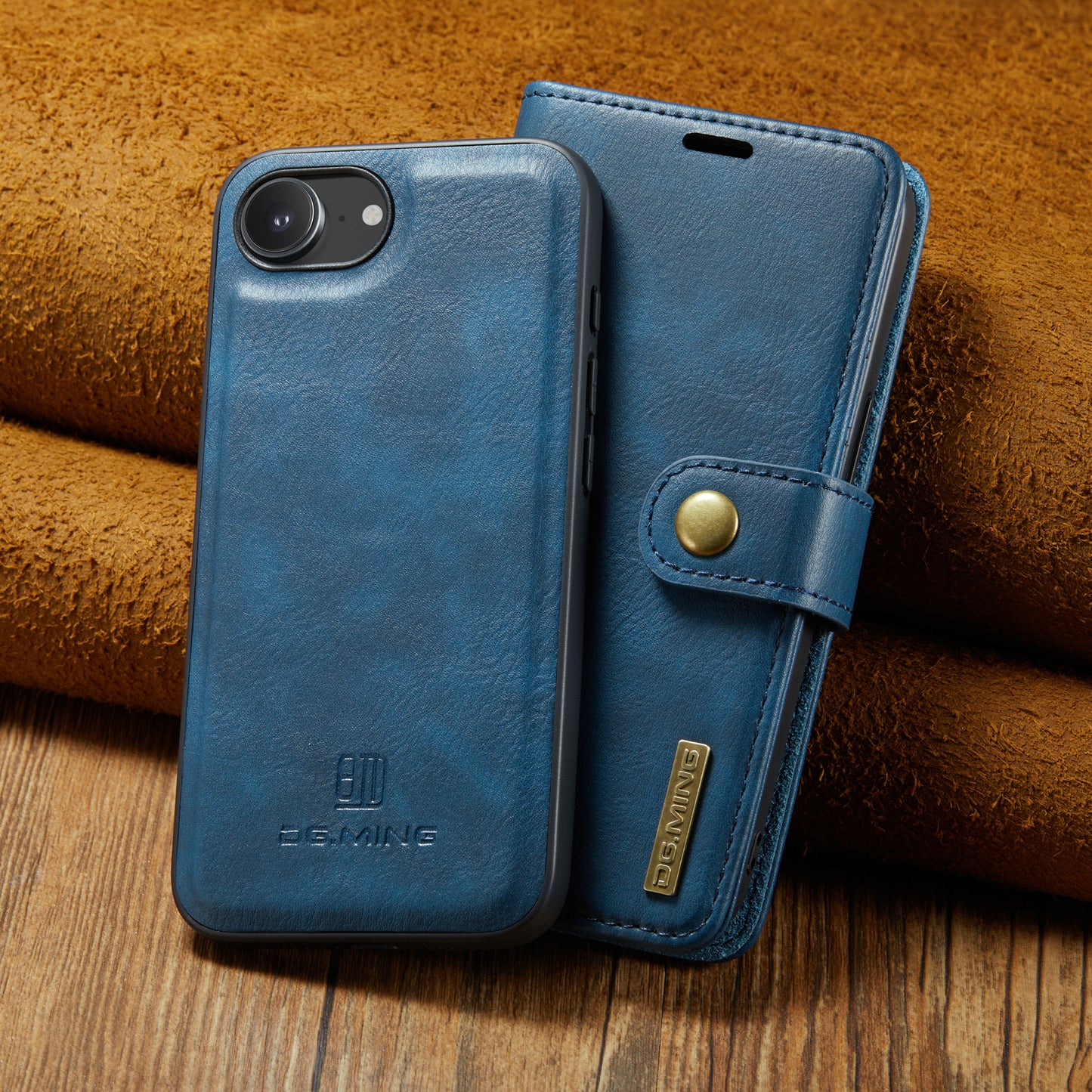 2 in 1 Detachable Flip Leather Case for iPhone 16E