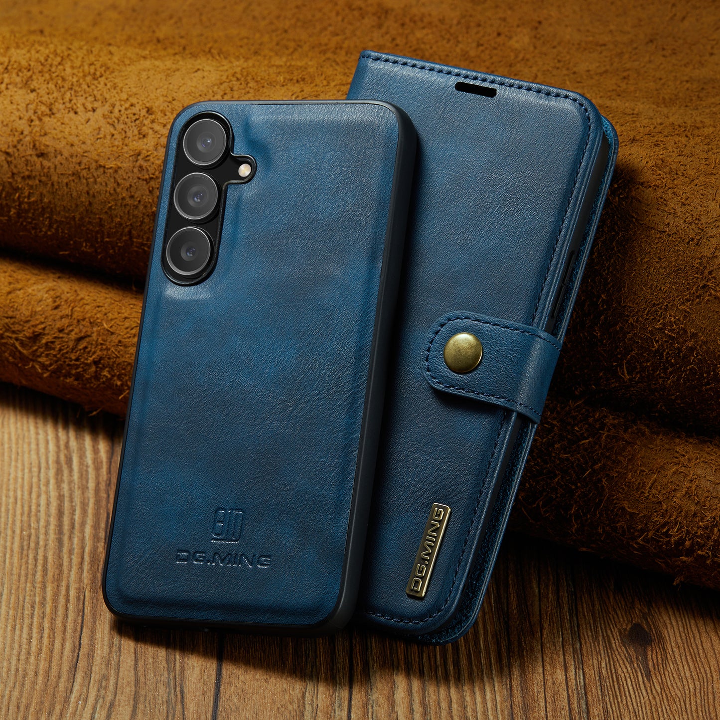 2 in 1 Detachable Flip Leather Case for Samsung Galaxy S24