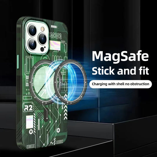 Luxury Magnetic Luminous Phone Case for iPhone