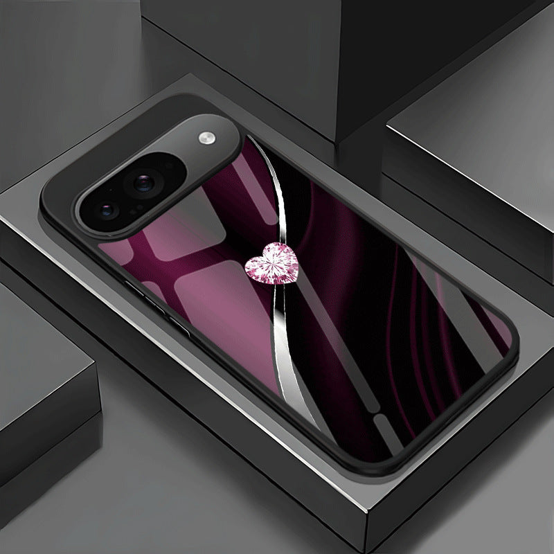 Sparkling Heart Hard Case for Google Pixel