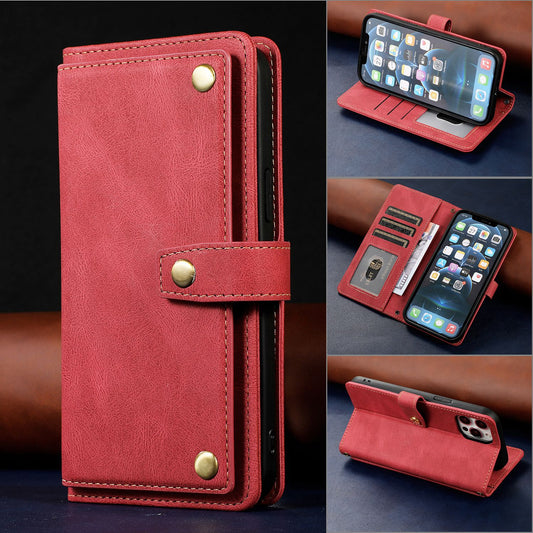 Retro Multifunctional Leather Case for iPhone