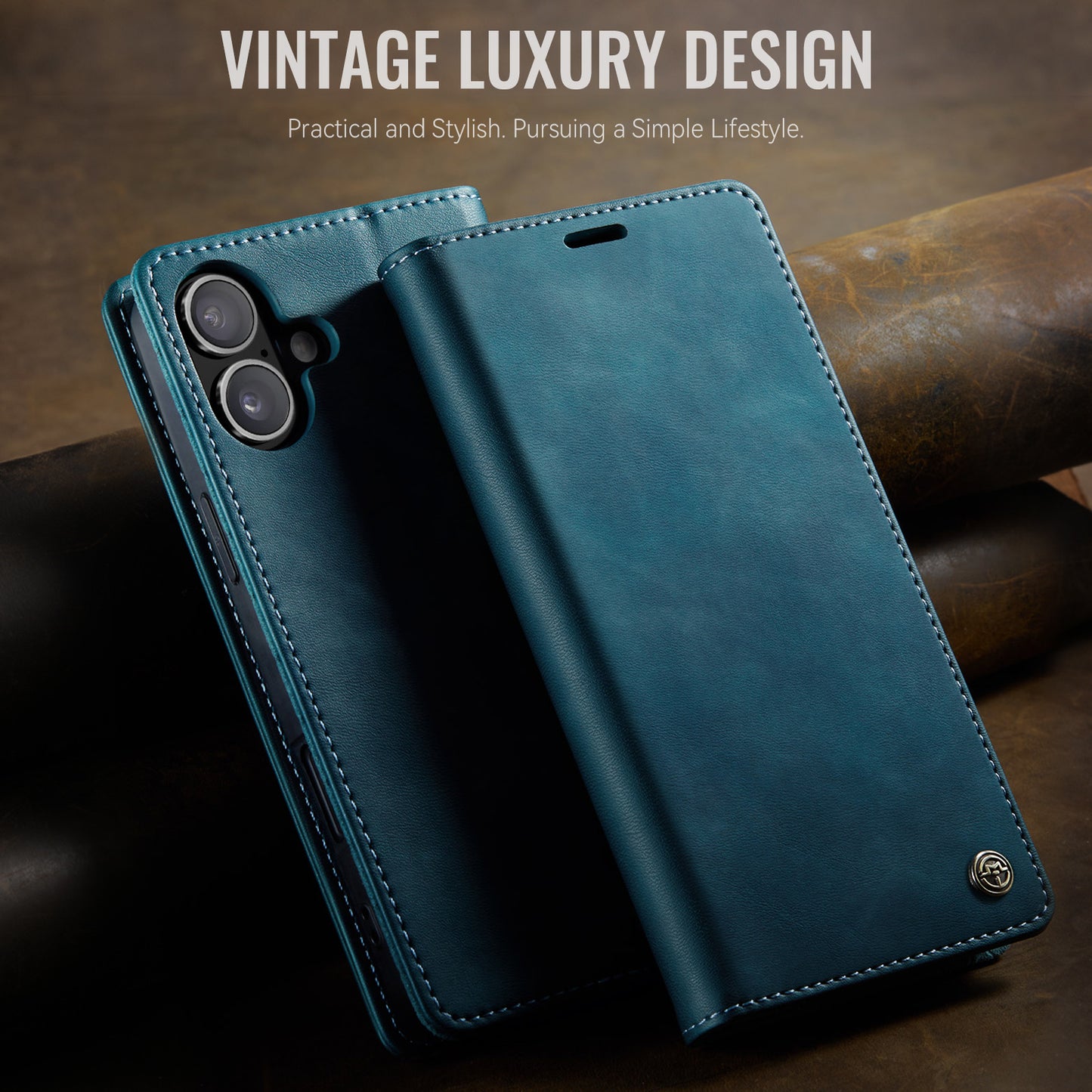 Luxury Retro Suede Leather Case for iPhone 11