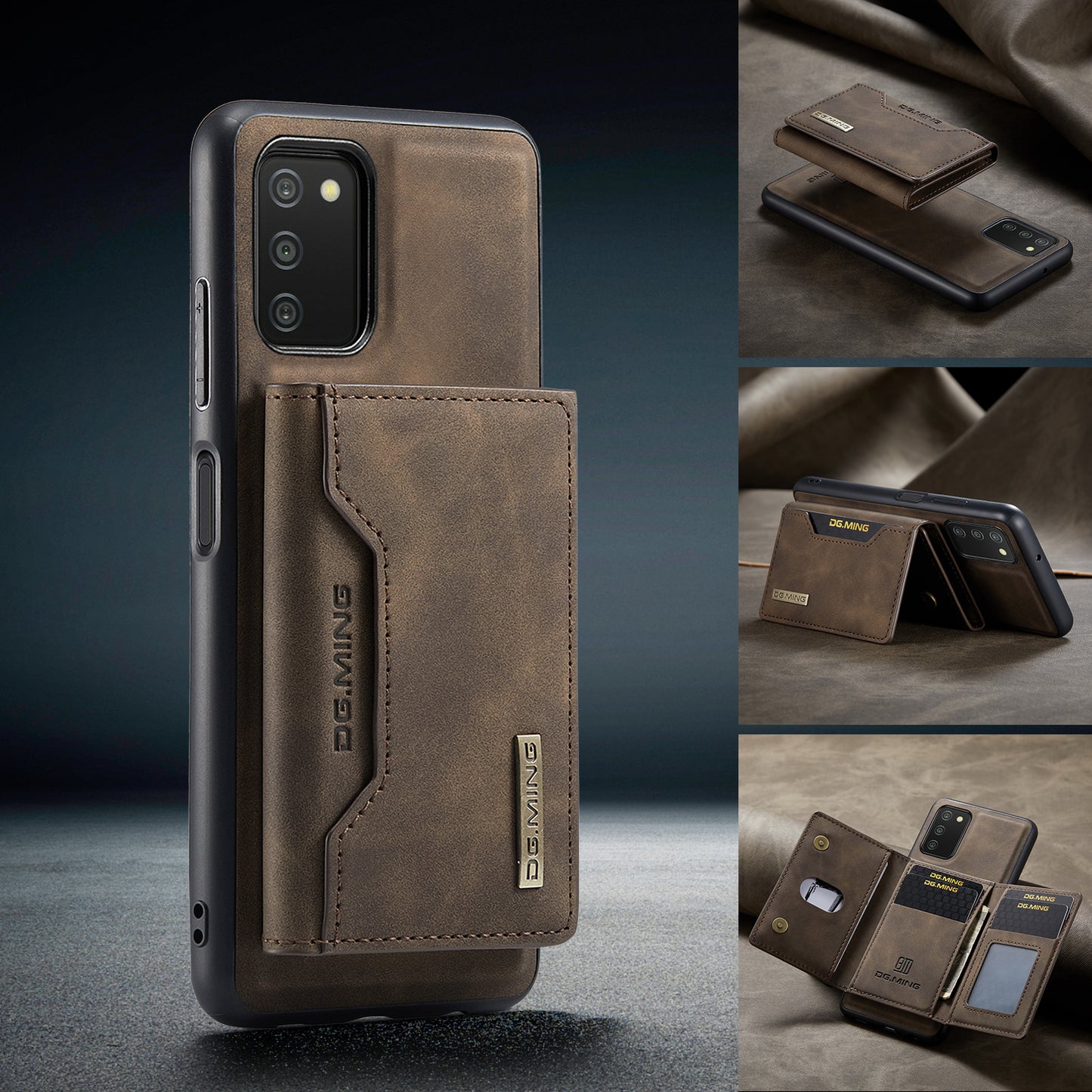 2 in 1 Detachable Leather Wallet Case For Samsung Galaxy Series