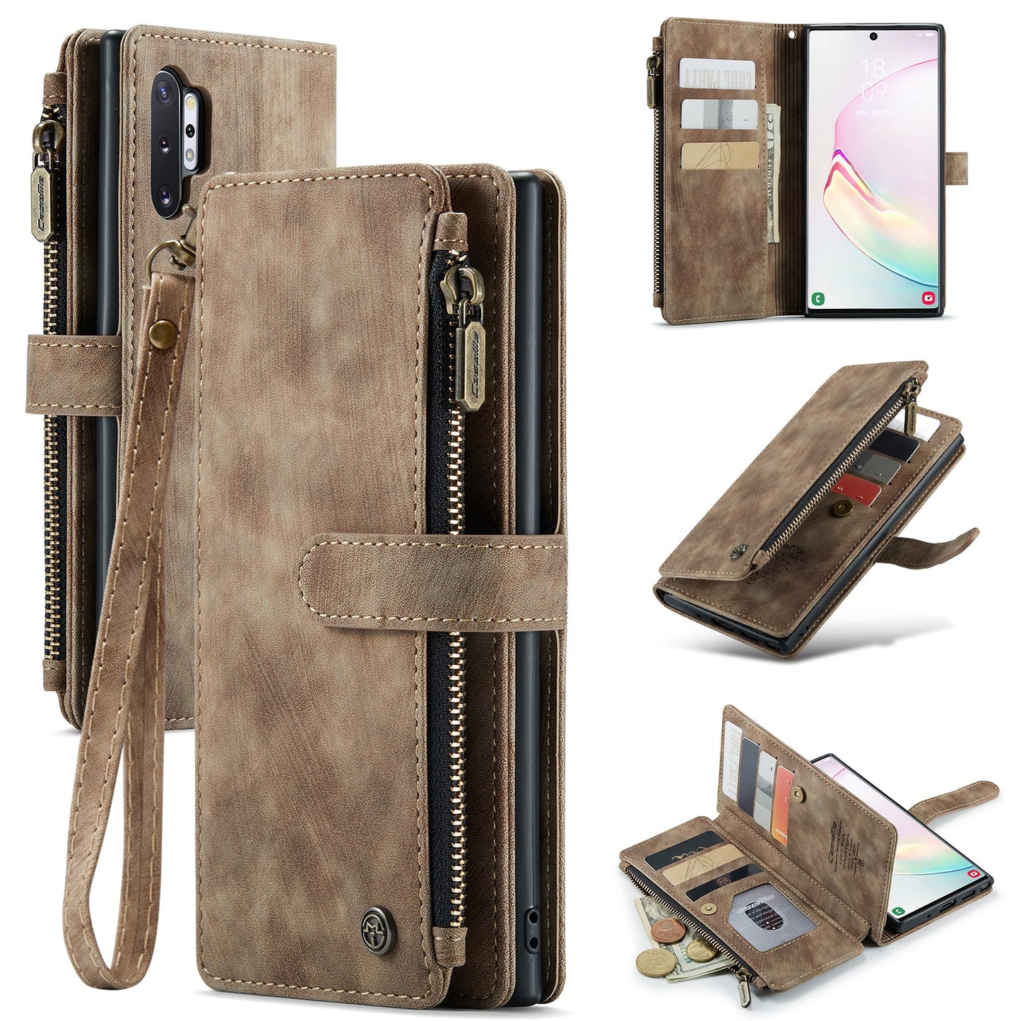 3-in-1 Functionality Durable Wallet Case for Samsung