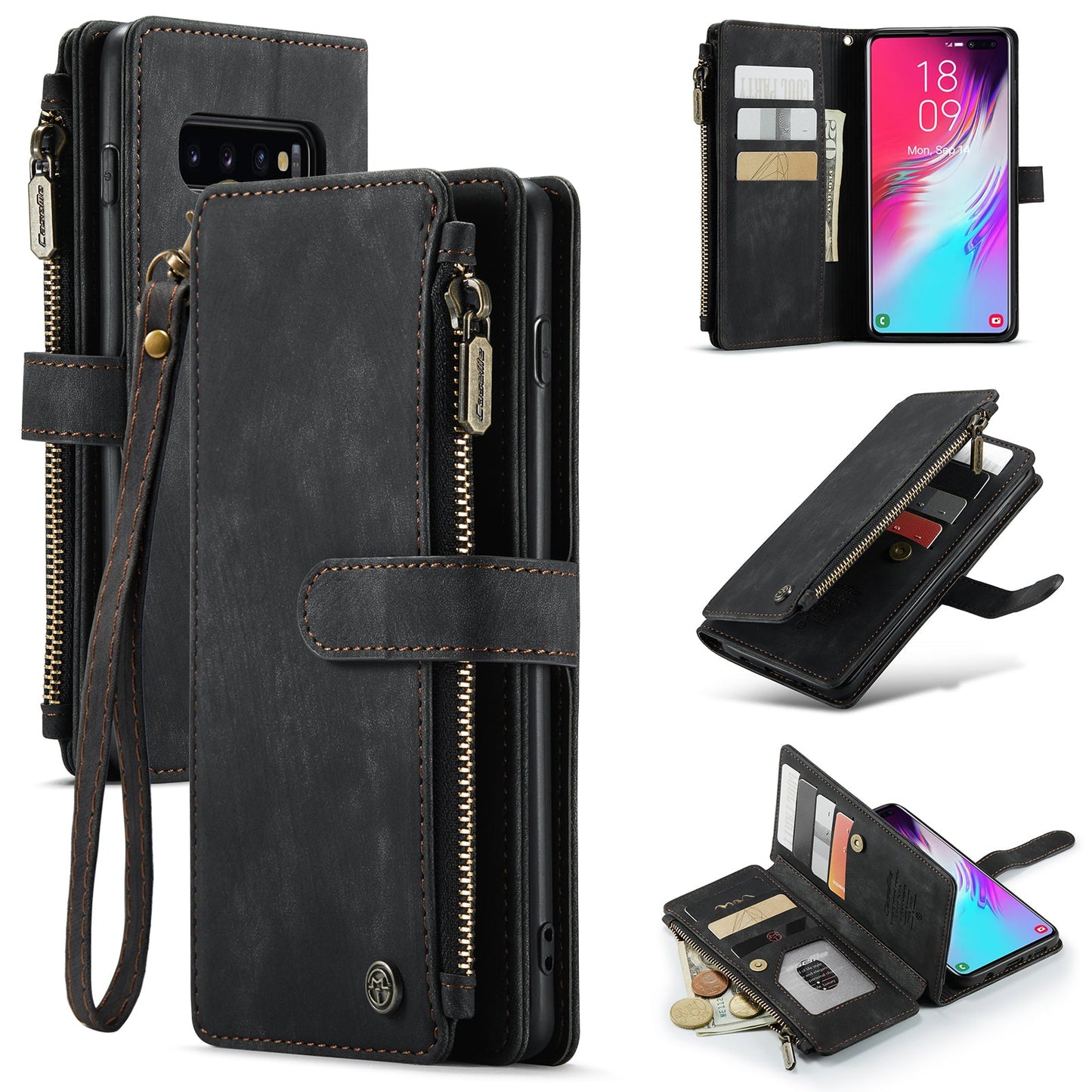3-in-1 Functionality Durable Wallet Case for Samsung
