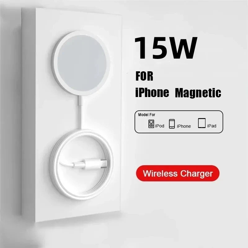 Magsafe Magnetic Wireless Charging Phone Case With Lens Protector And Transparent Logo Window