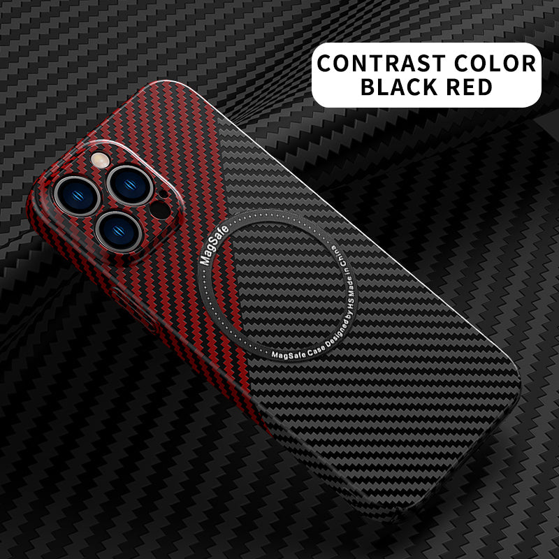Carbon Fiber Magnetic Case For iPhone