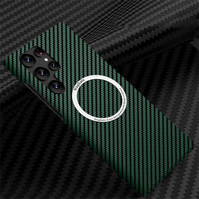 Ultra-thin Carbon Fiber Texture Magnetic Case for Samsung Galaxy