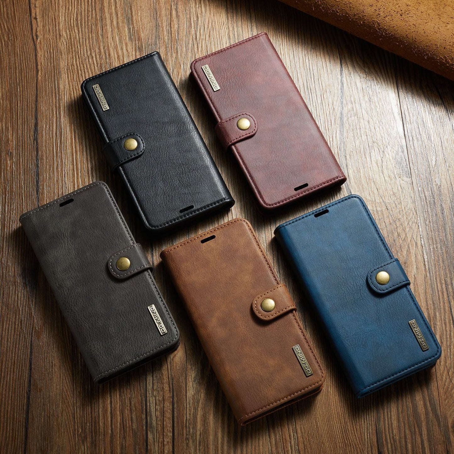 2 in 1 Detachable Flip Leather Case For iPhone