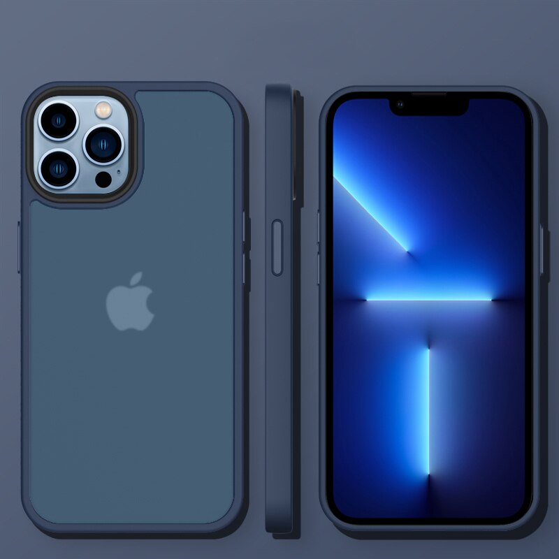 Ultra Thin Matte Transparent Case For iPhone