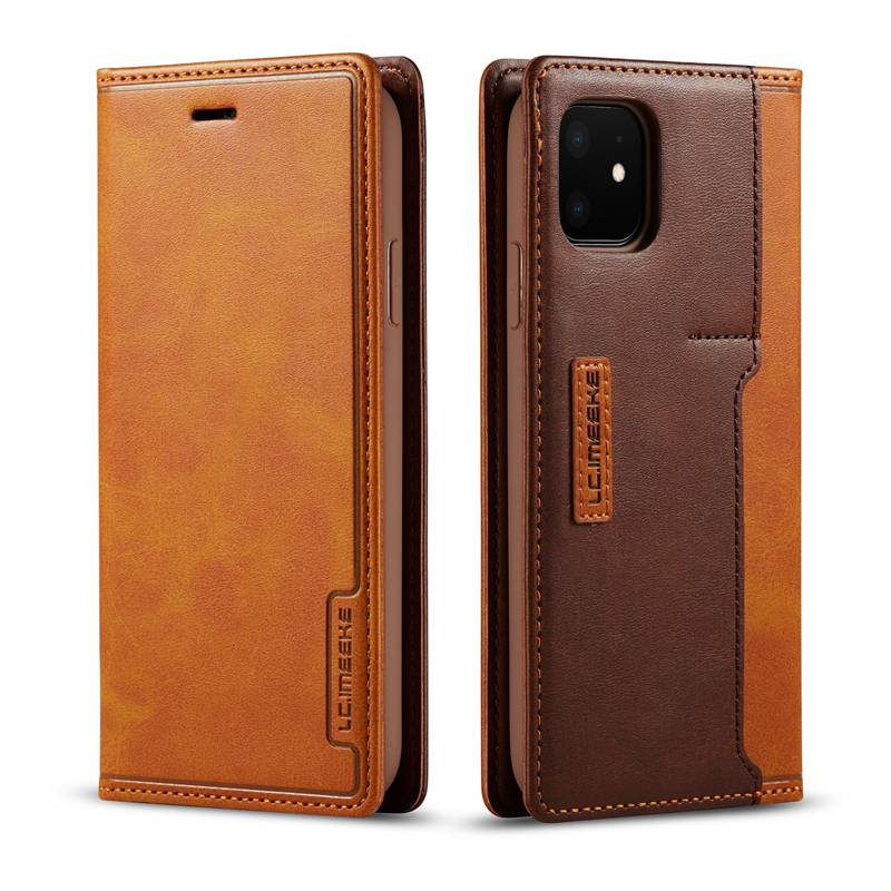Premium Full Cover Leather Flip Case for iPhone