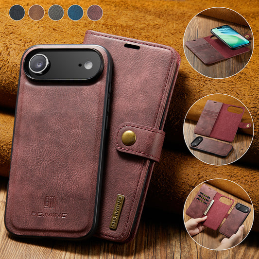 2 in 1 Detachable Flip Leather Case for iPhone 17 Air