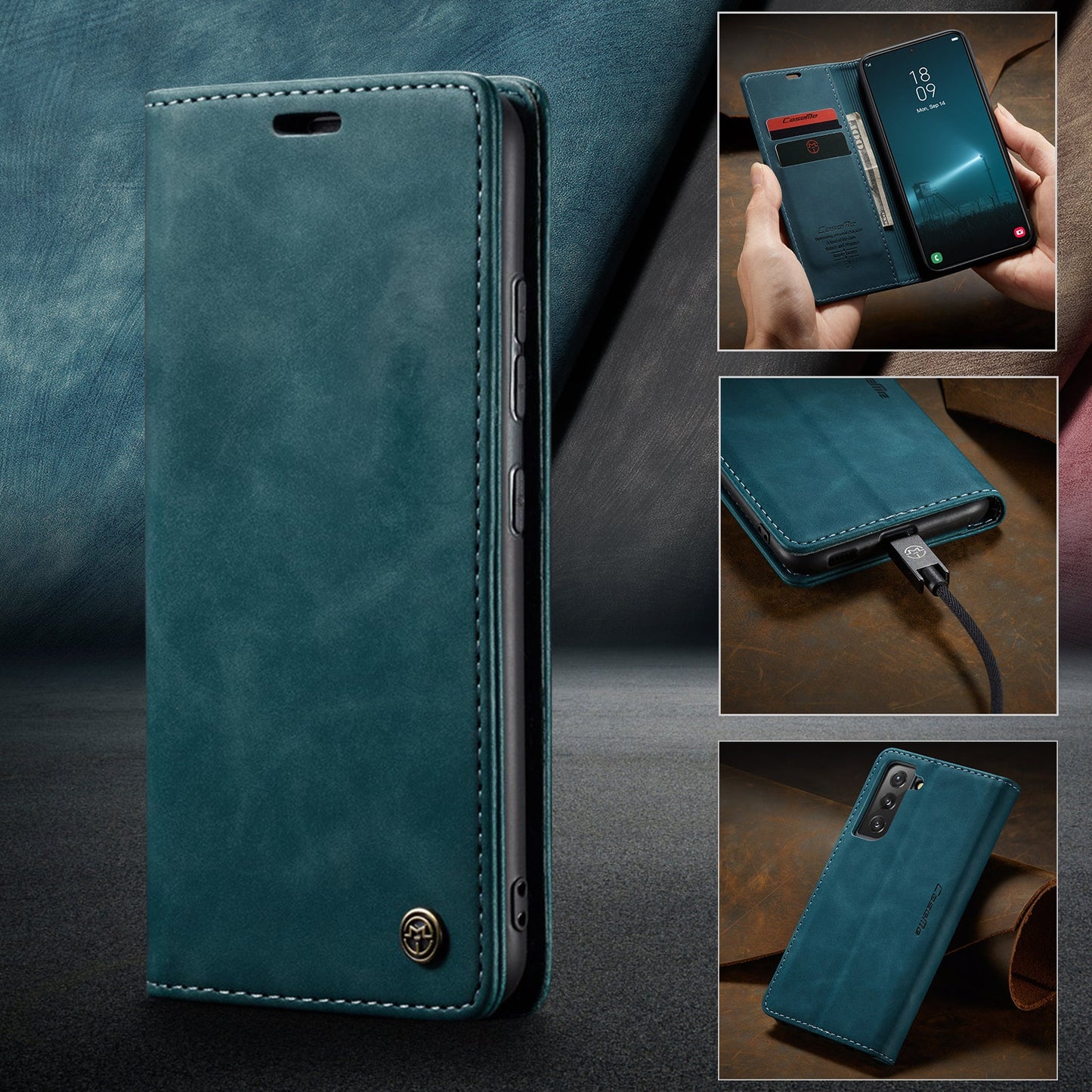 Multi-Function Retro Wallet Case for Samsung Galaxy A