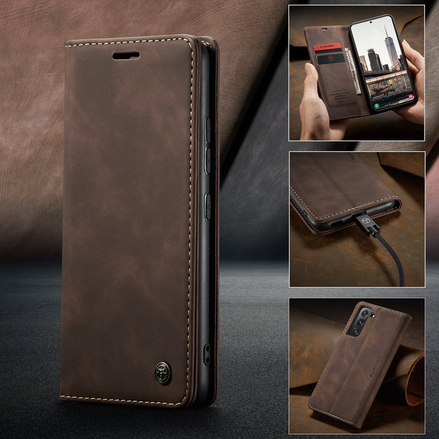 Multi-Function Retro Wallet Case for Samsung Galaxy A