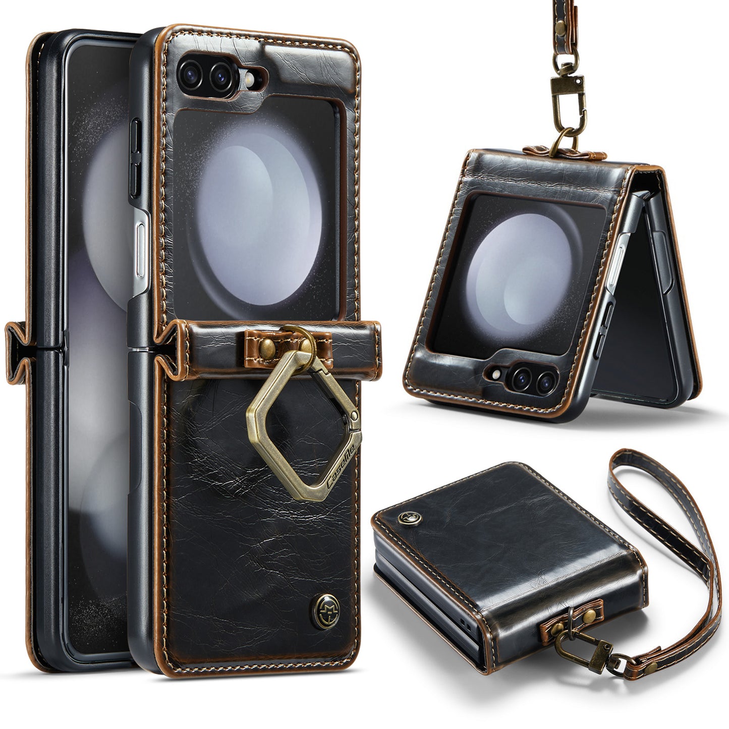 Luxury Flip Leather Phone Case for Galaxy S