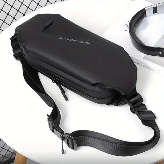 Men's Multi-Functional Chest & Waist Pack - Crossbody Shoulder Bag, Handheld Wallet Combo