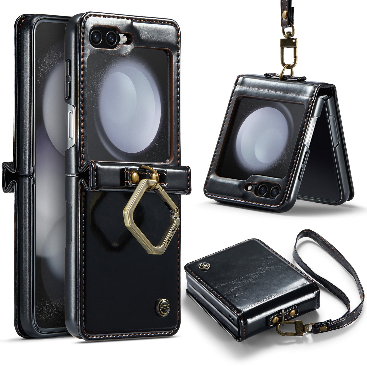 Luxury Flip Leather Phone Case for Galaxy S