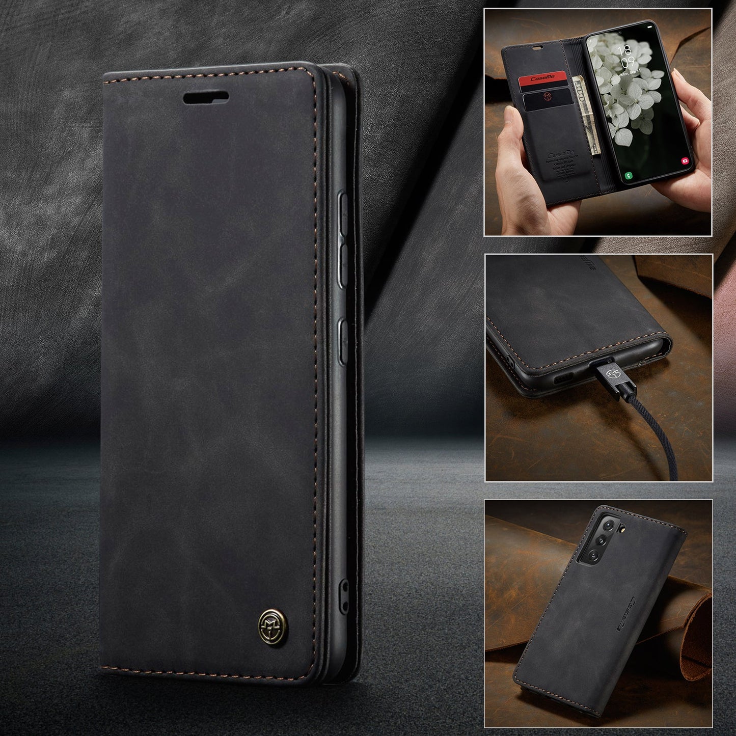 Multi-Function Retro Wallet Case for Samsung Galaxy A