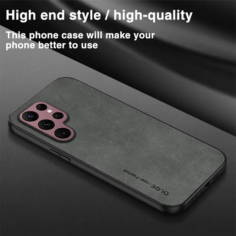 Anti-drop Suede Protective Case for Samsung Galaxy