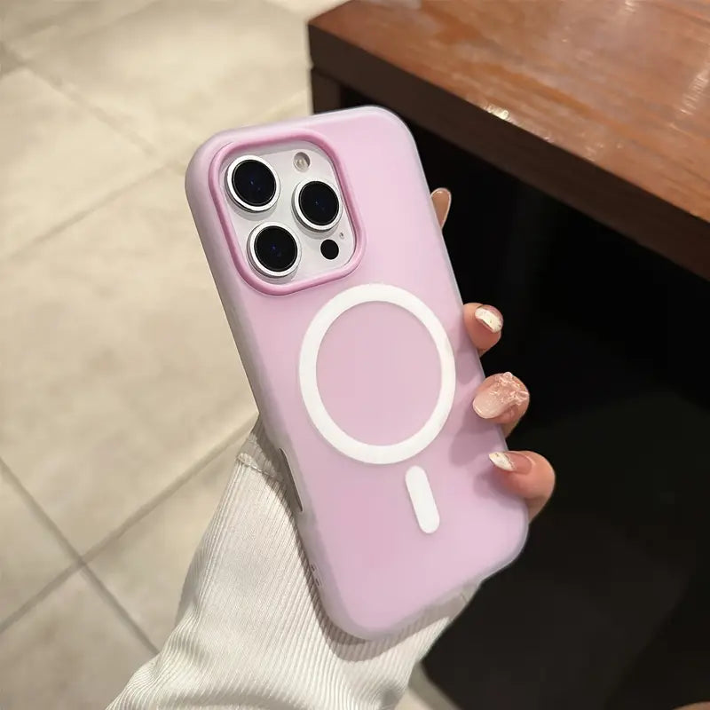 Matte Luxury Candy-Colored Phone Case for iPhone 17 | Shockproof & Magnetic Wireless Charging