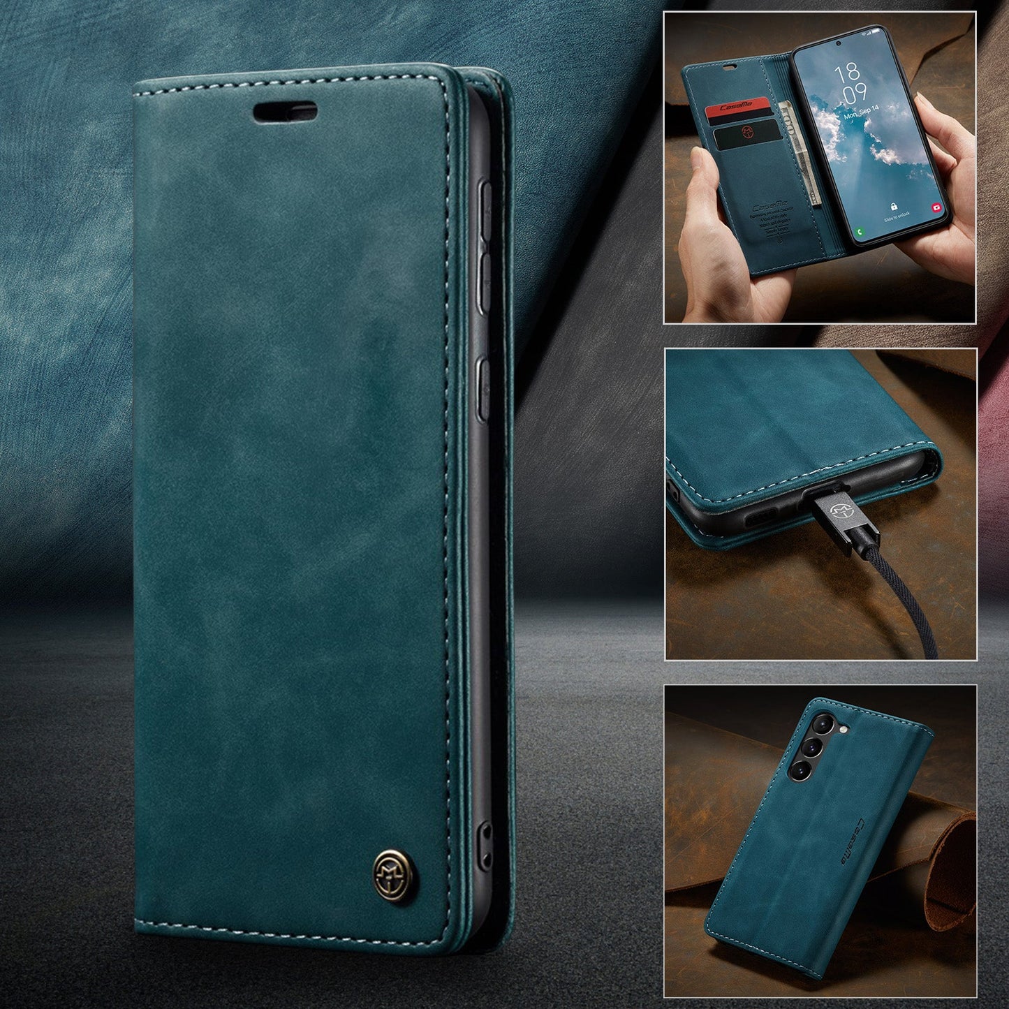 Multi-Function Retro Wallet Case for Samsung Galaxy A