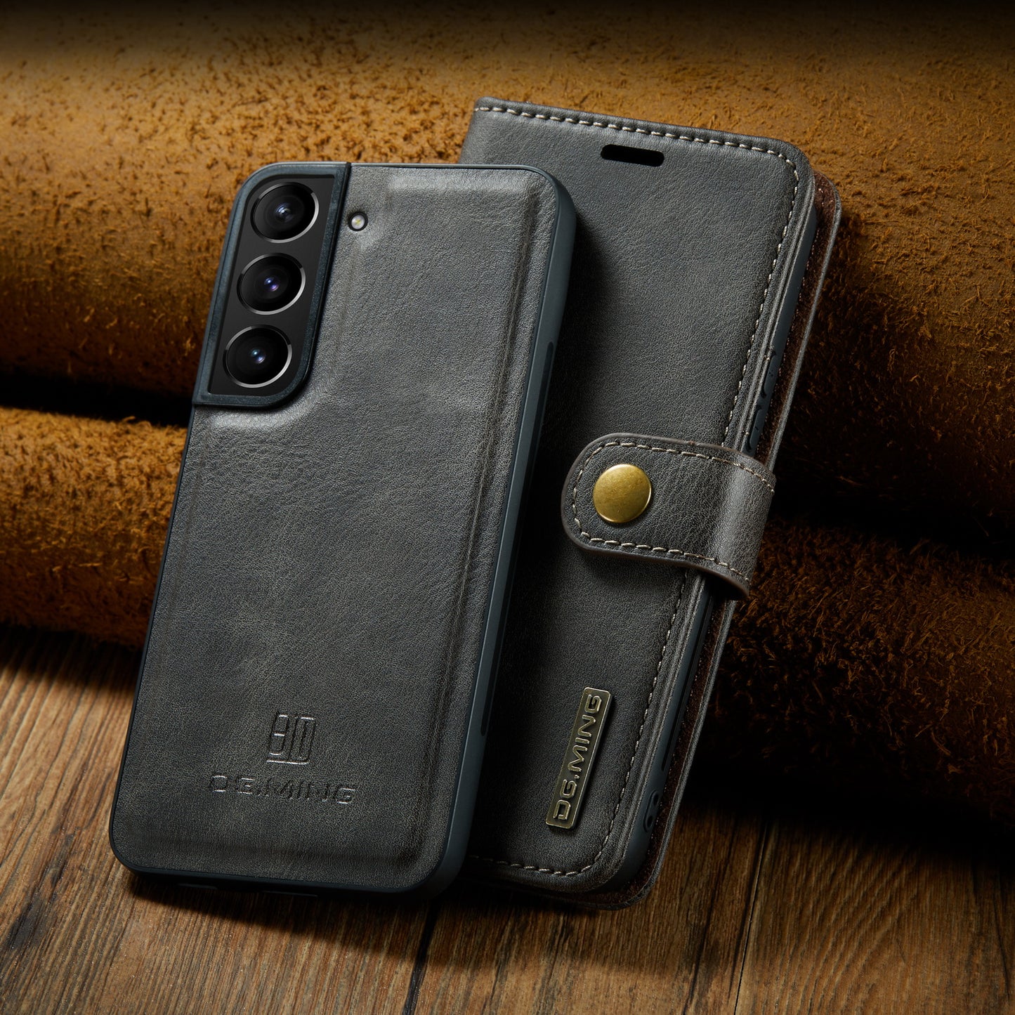 2 in 1 Detachable Flip Leather Case for Samsung Galaxy S21 FE