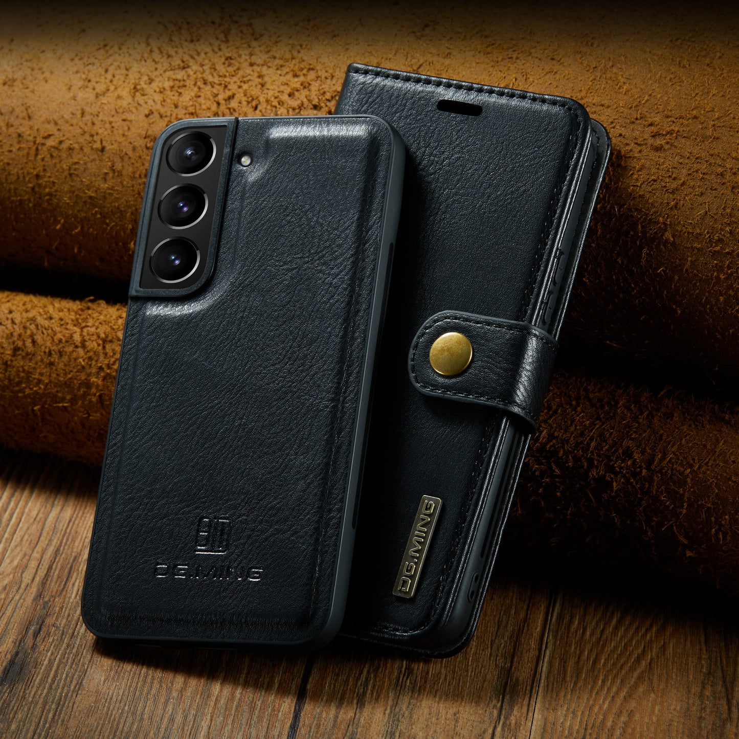 2 in 1 Detachable Flip Leather Case for Samsung Galaxy S21 FE