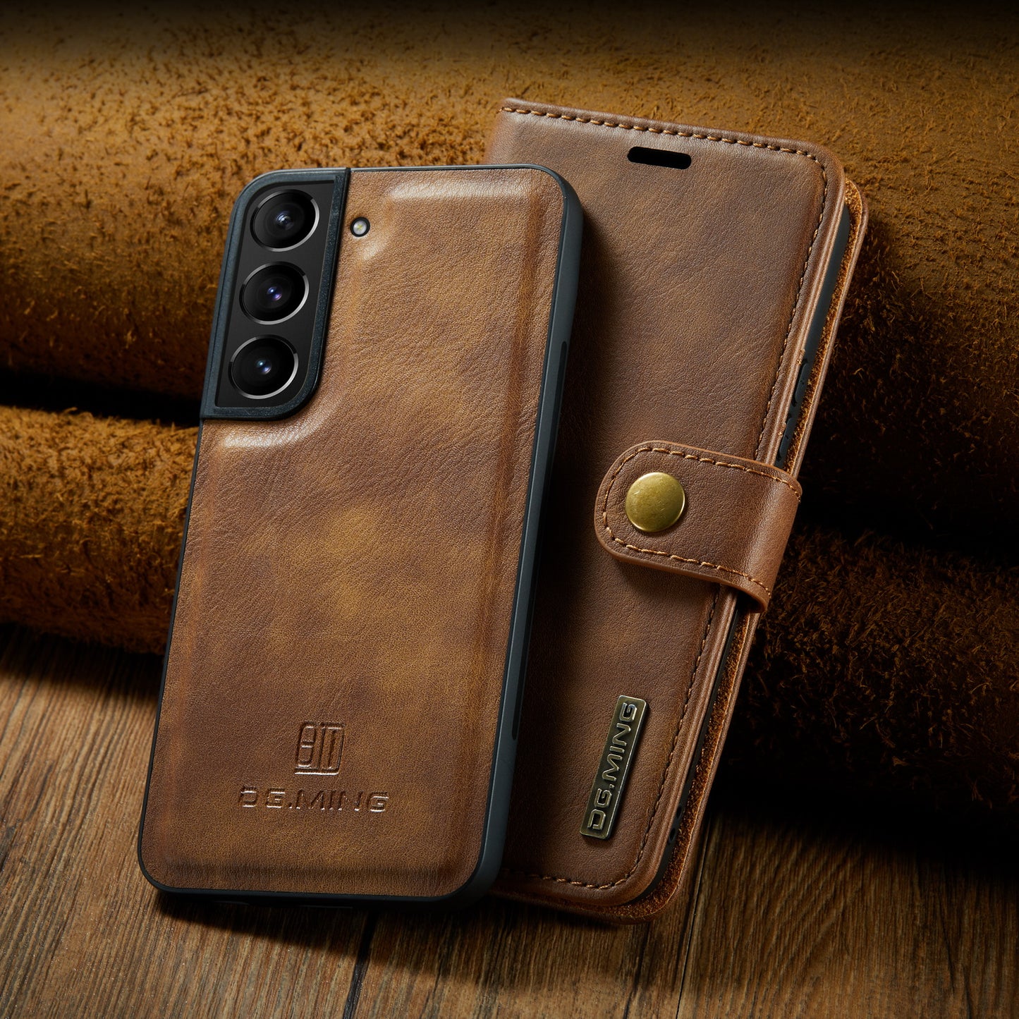 2 in 1 Detachable Flip Leather Case for Samsung Galaxy S21 FE