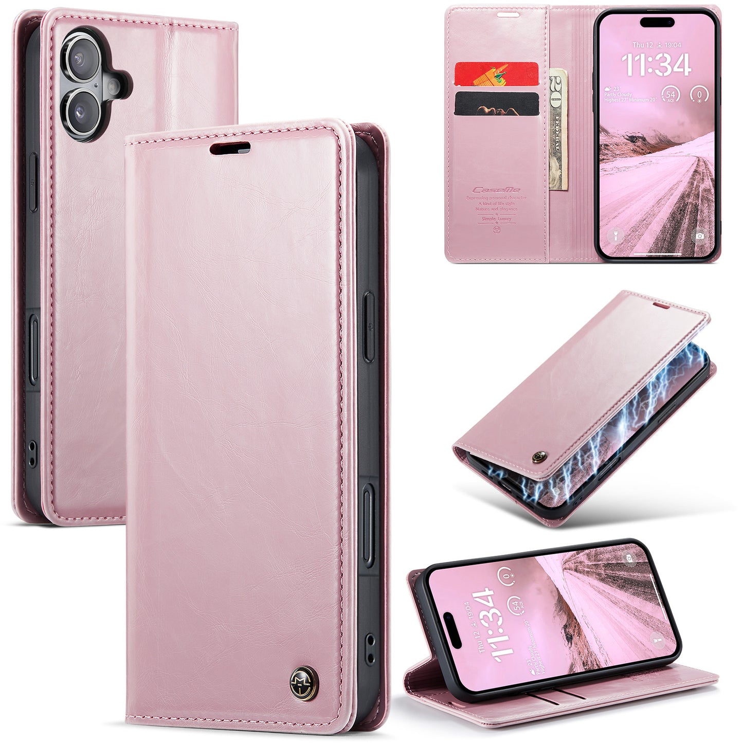 Luxury Flip Leather Phone Case for iPhone