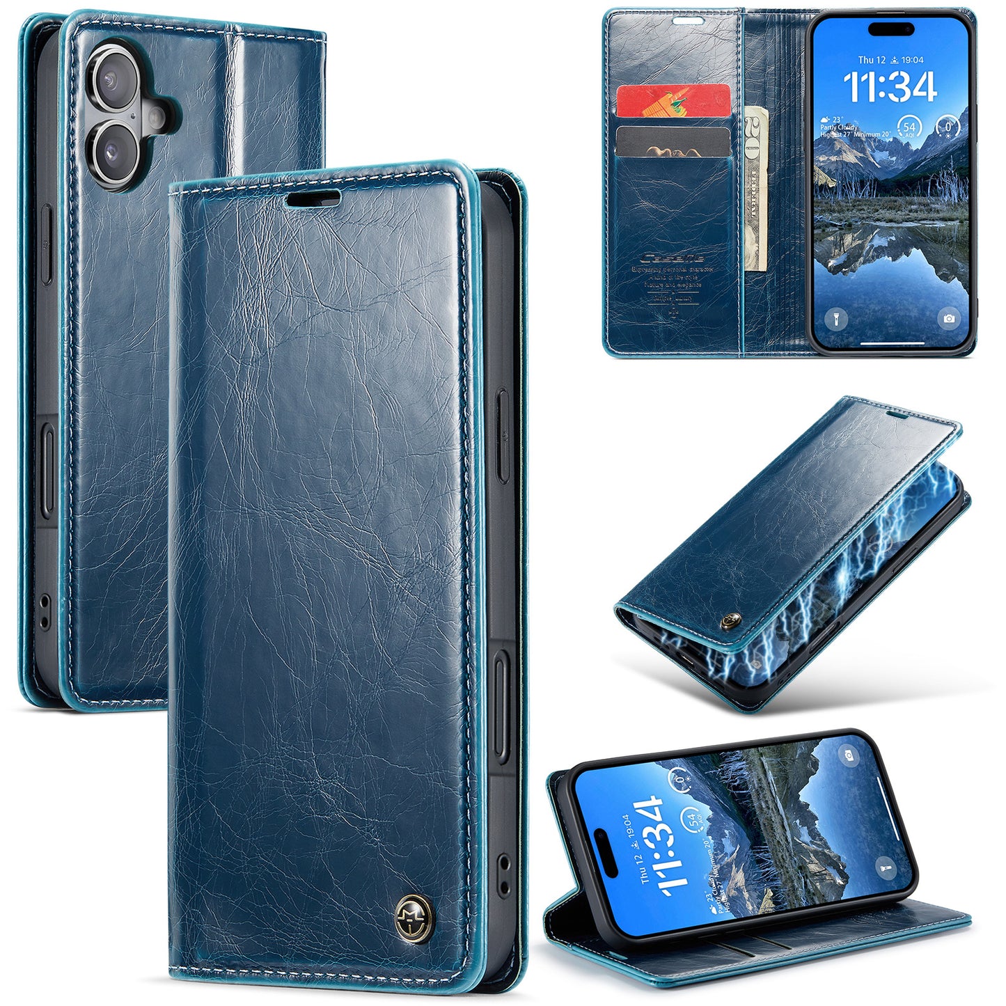 Luxury Flip Leather Phone Case for iPhone