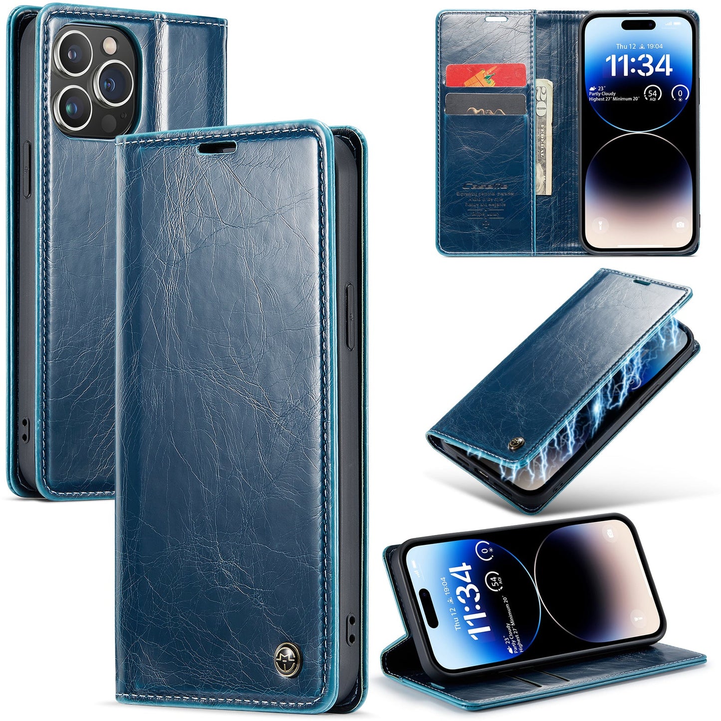 Luxury Flip Leather Phone Case for iPhone