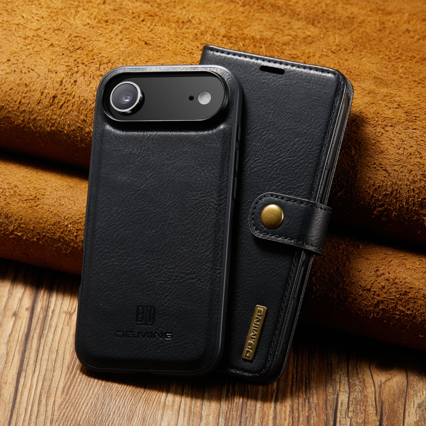 2 in 1 Detachable Flip Leather Case for iPhone 17 Air