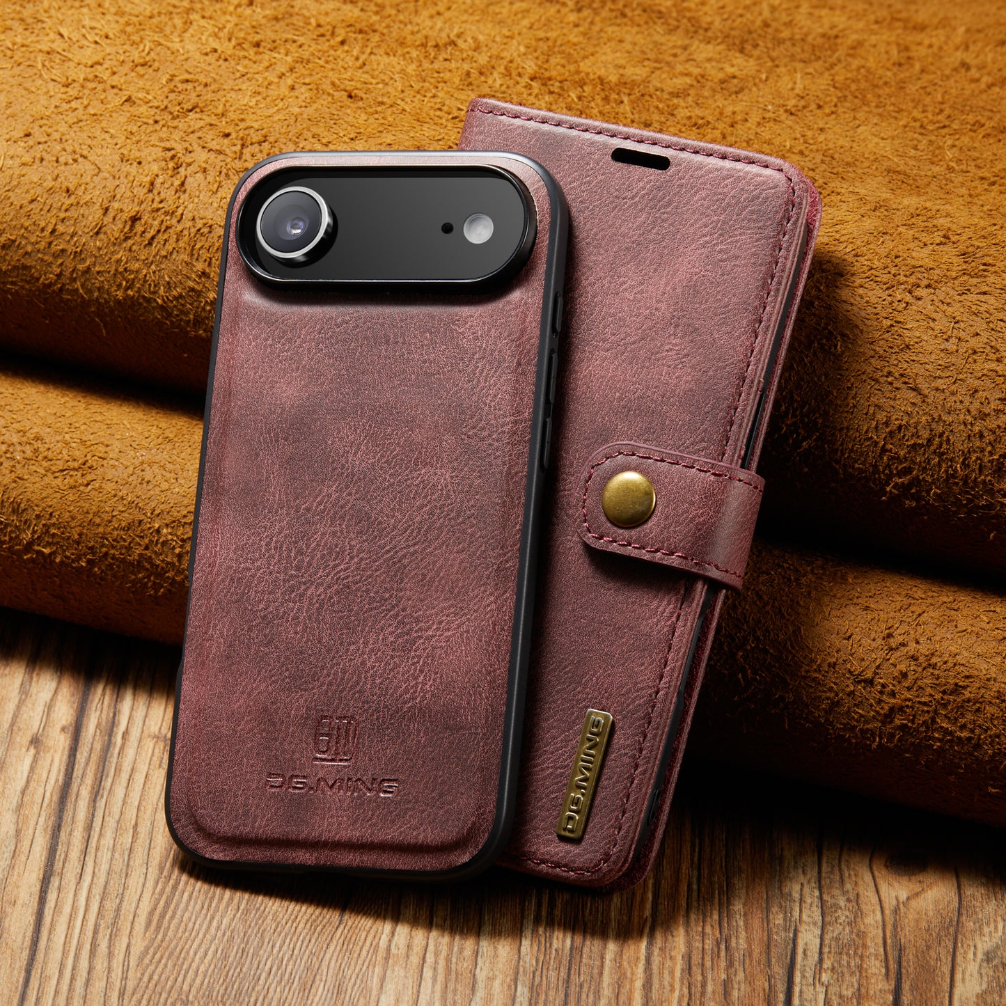 2 in 1 Detachable Flip Leather Case for iPhone 17 Air