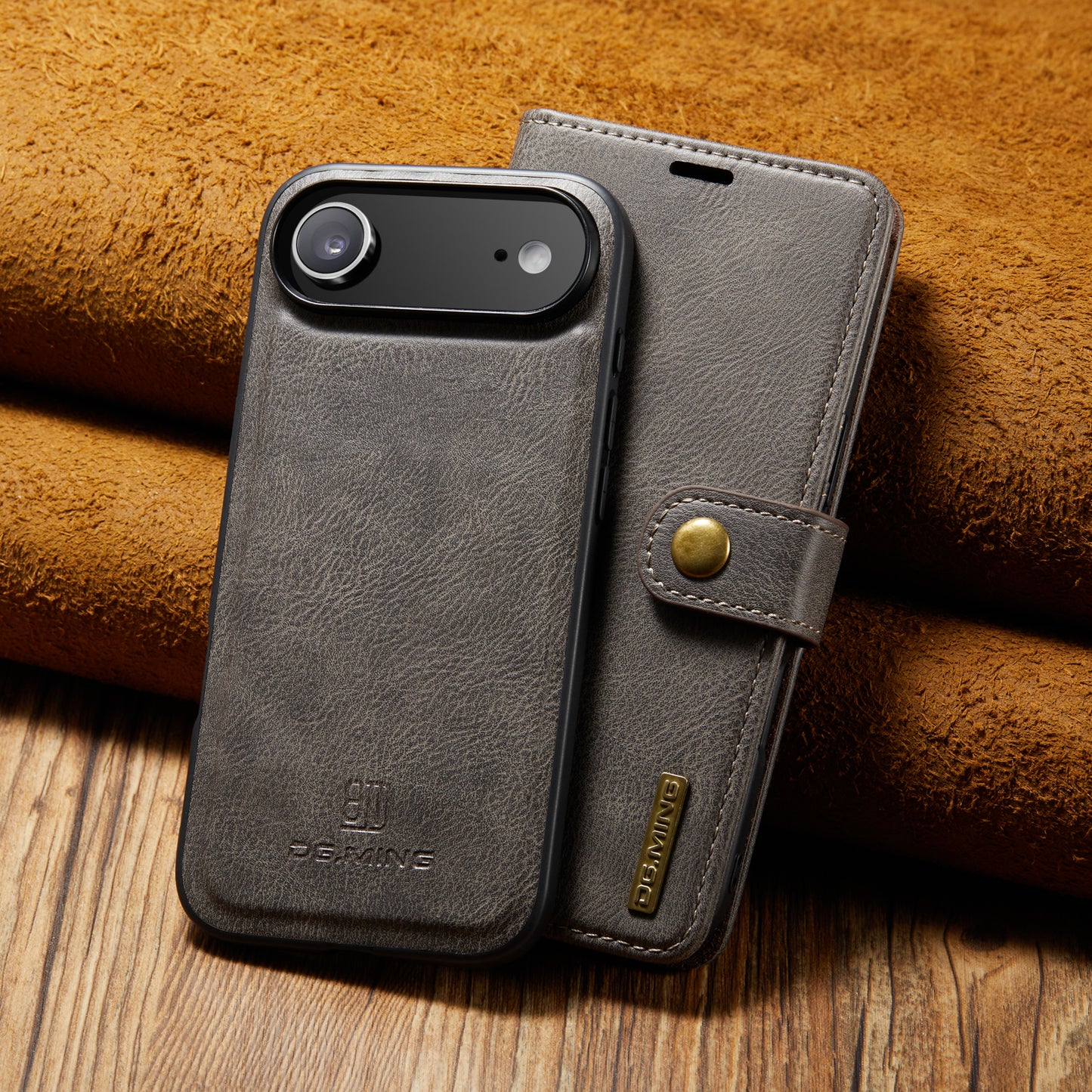 2 in 1 Detachable Flip Leather Case for iPhone 17 Air