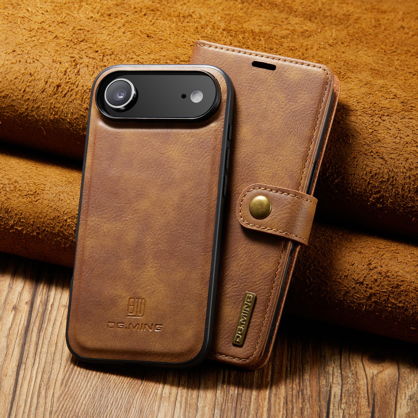 2 in 1 Detachable Flip Leather Case for iPhone 17 Air