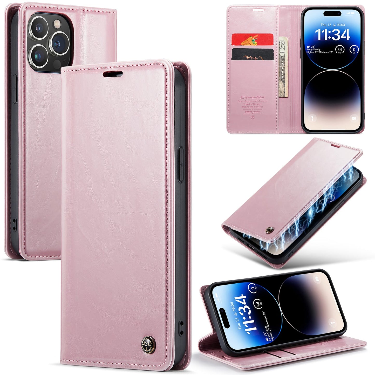 Luxury Flip Leather Phone Case for iPhone