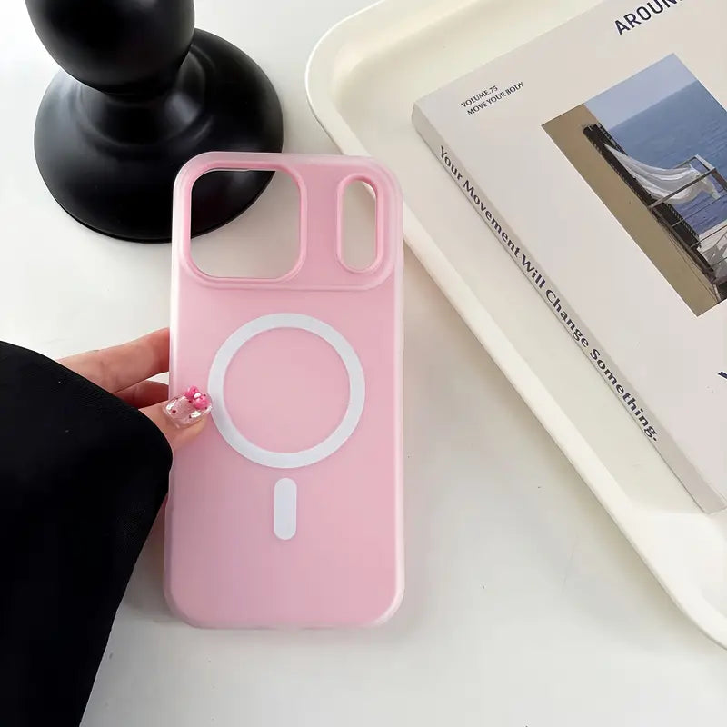 Matte Luxury Candy-Colored Phone Case for iPhone 17 | Shockproof & Magnetic Wireless Charging