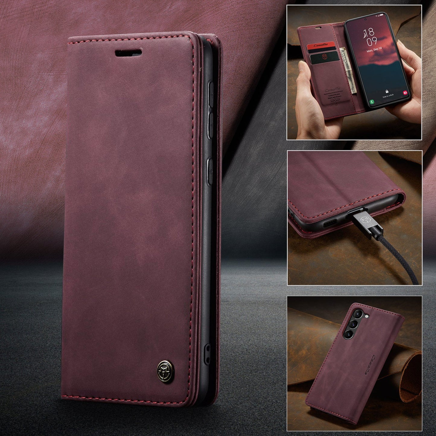 Multi-Function Retro Wallet Case for Samsung Galaxy A