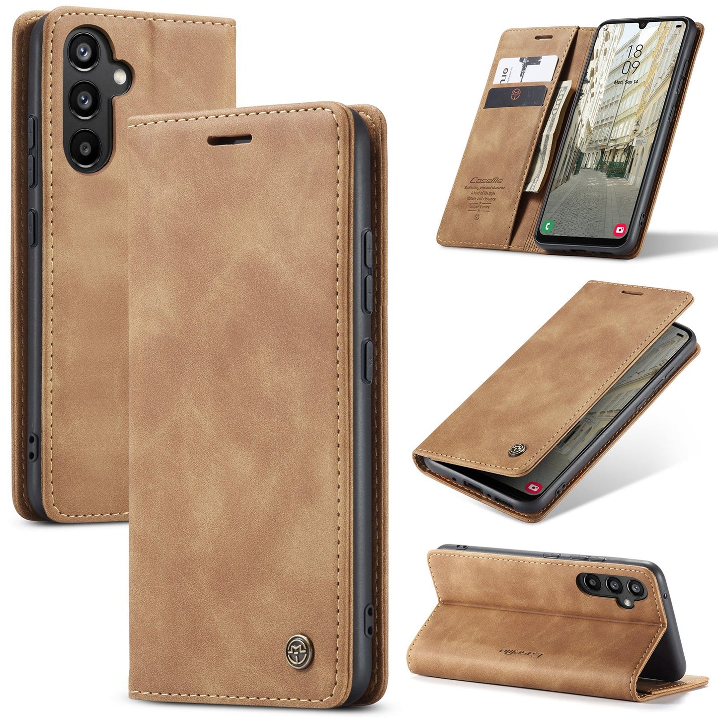 Multi-Function Retro Wallet Case for Samsung Galaxy A