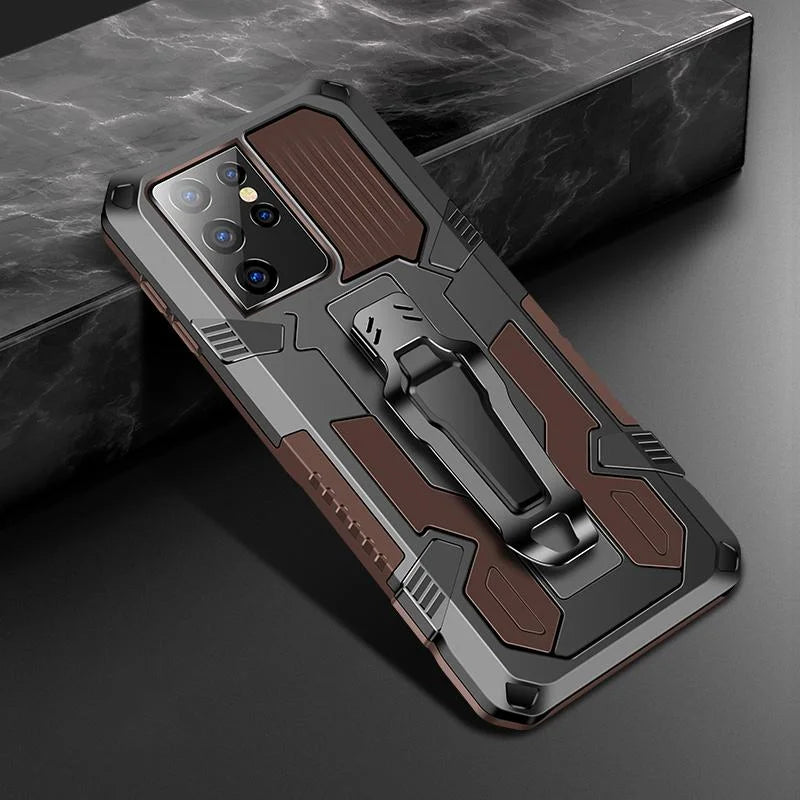 Armor Belt Clip Phone Case for Galaxy