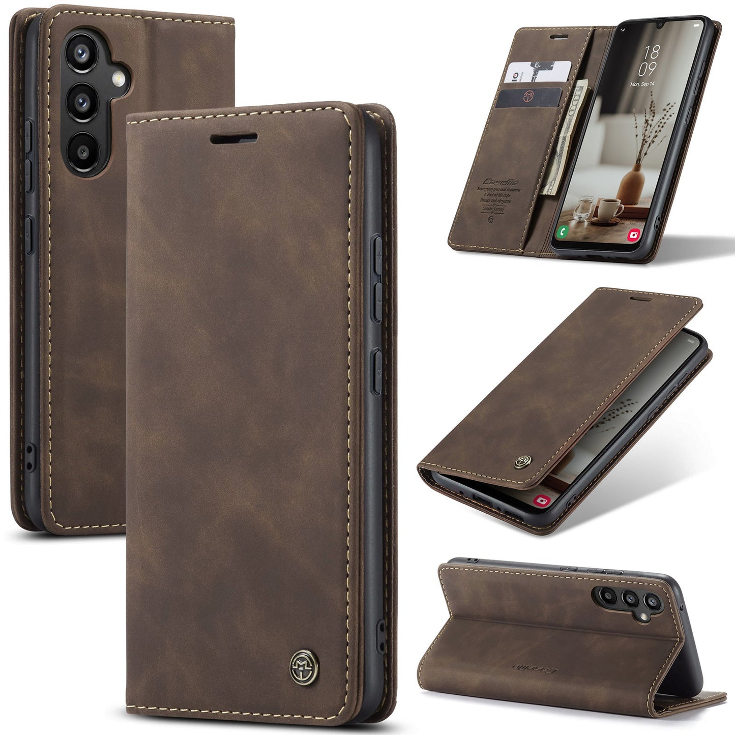 Multi-Function Retro Wallet Case for Samsung Galaxy A