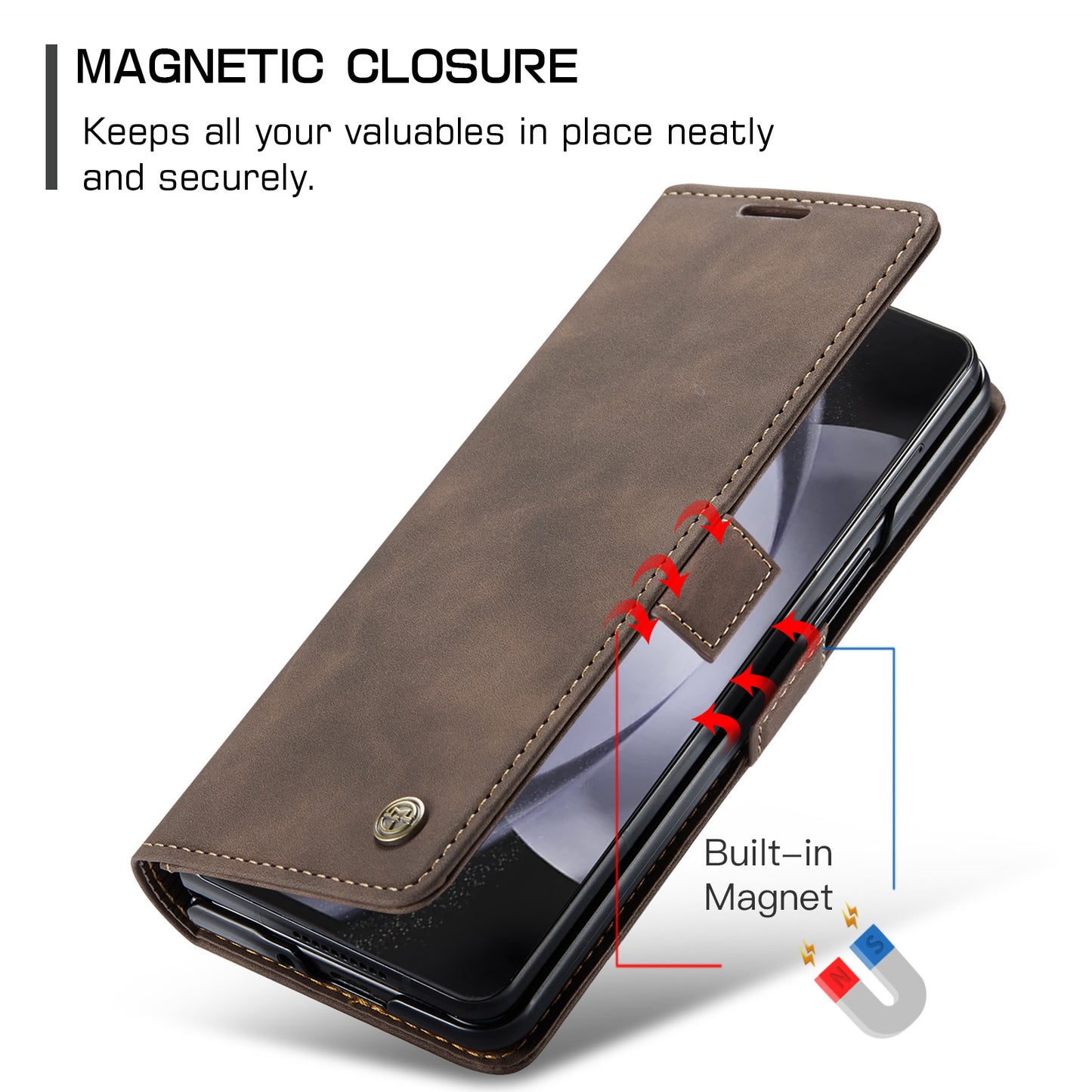 Multi-Function Retro Wallet Case for Samsung Galaxy Z Fold