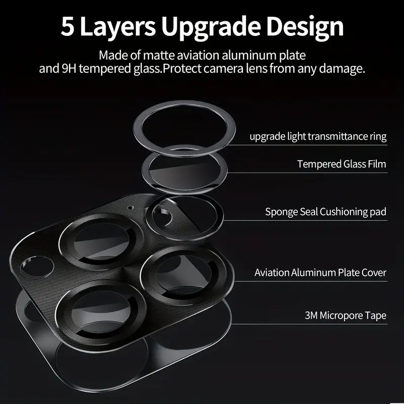 9H Tempered Glass Camera Lens Protector