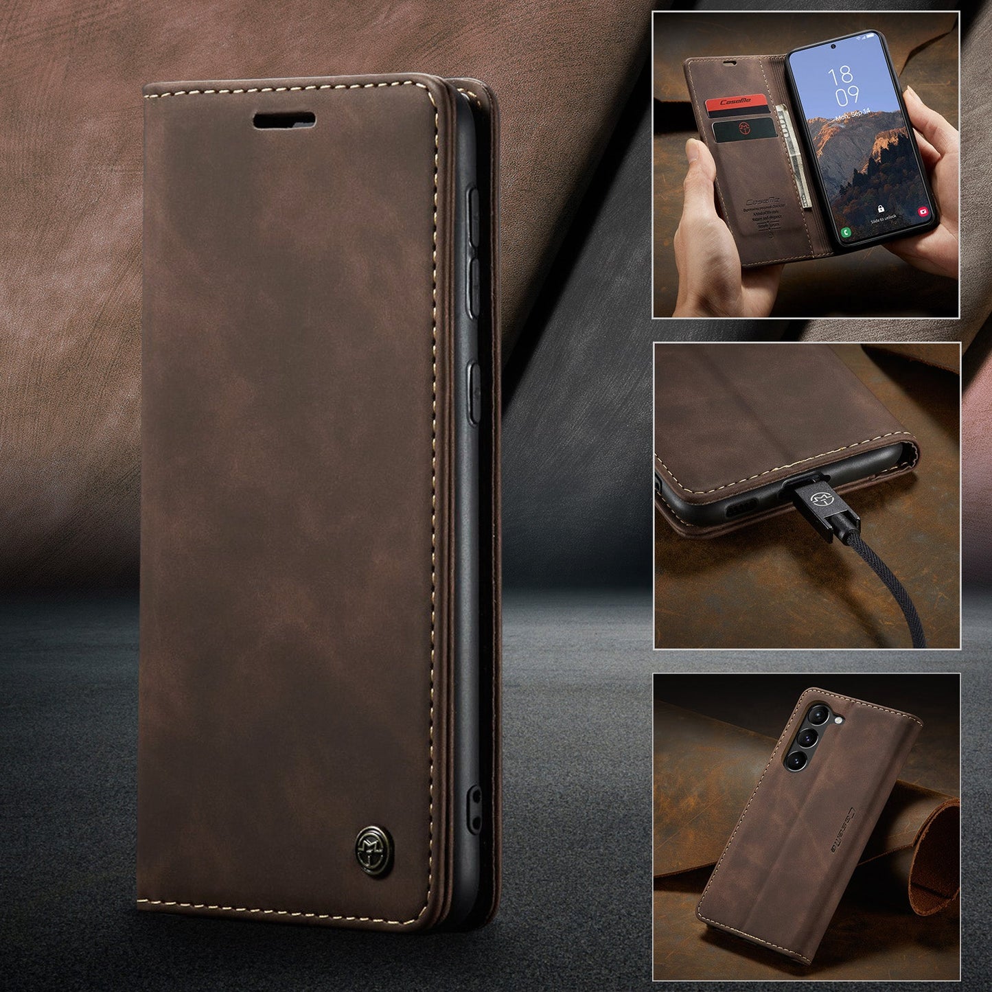 Multi-Function Retro Wallet Case for Samsung Galaxy A