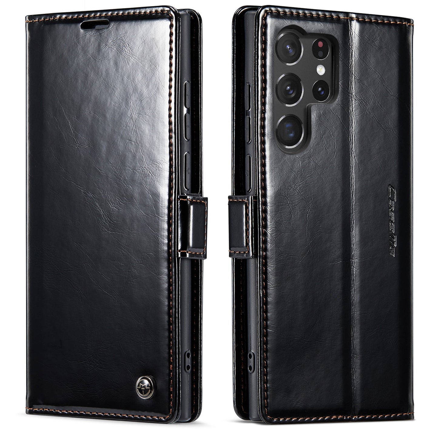 Luxury Flip Leather Phone Case for Galaxy S