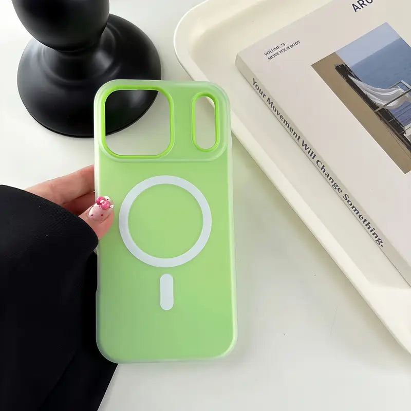 Matte Luxury Candy-Colored Phone Case for iPhone 17 | Shockproof & Magnetic Wireless Charging